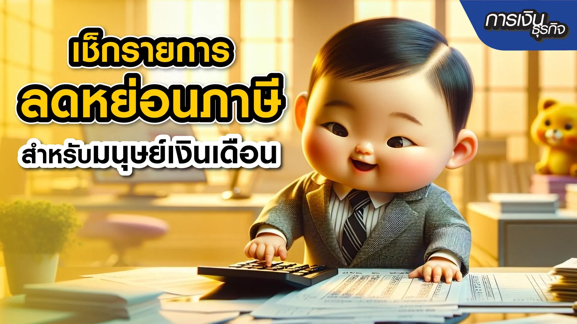 เช็กรายการลดหย่อนภาษี 2569
