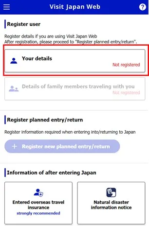 Visit Japan Web